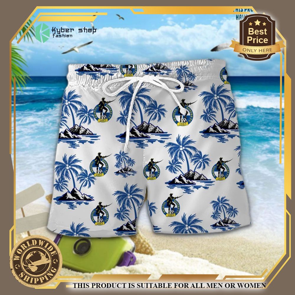 personalized bristol rovers hawaiian shirt shorts 2