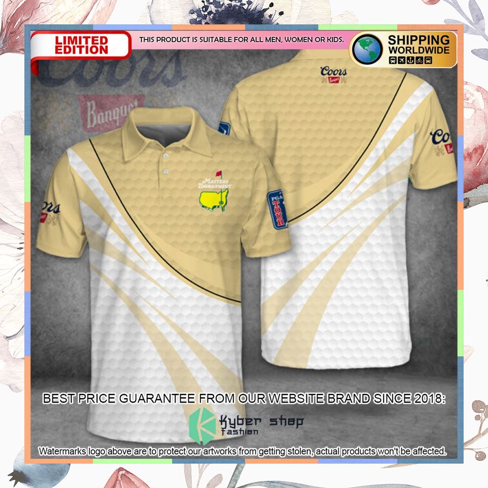 coors banquet golf master tournament polo shirt 1 827