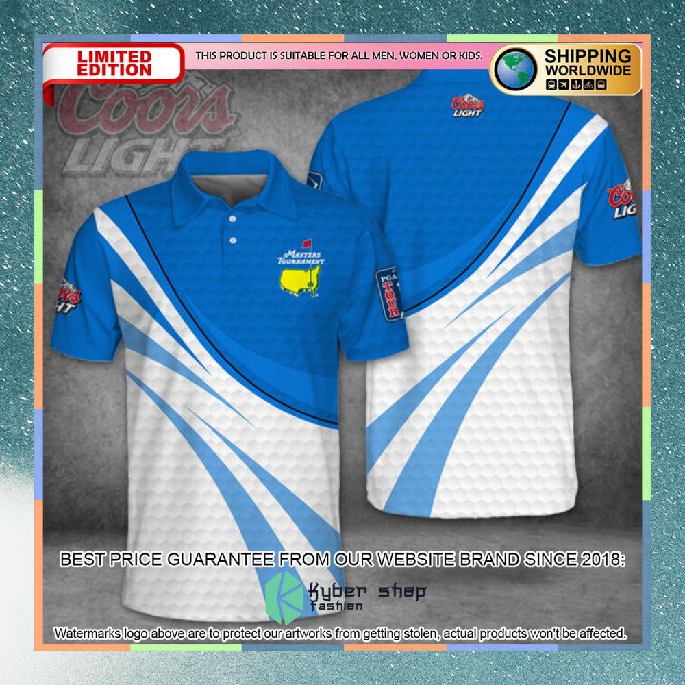 Coors Light Golf Master Tournament Polo Shirt 3 coors light golf master tournament polo shirt 1 424
