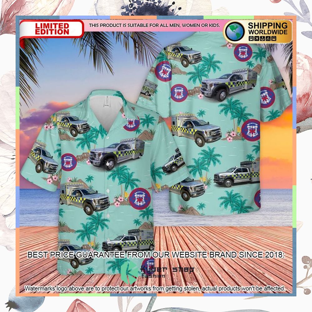 County of Charleston South Carolina EMS Hawaiian Shirt 3 county of charleston south carolina ems hawaiian shirt 1 582