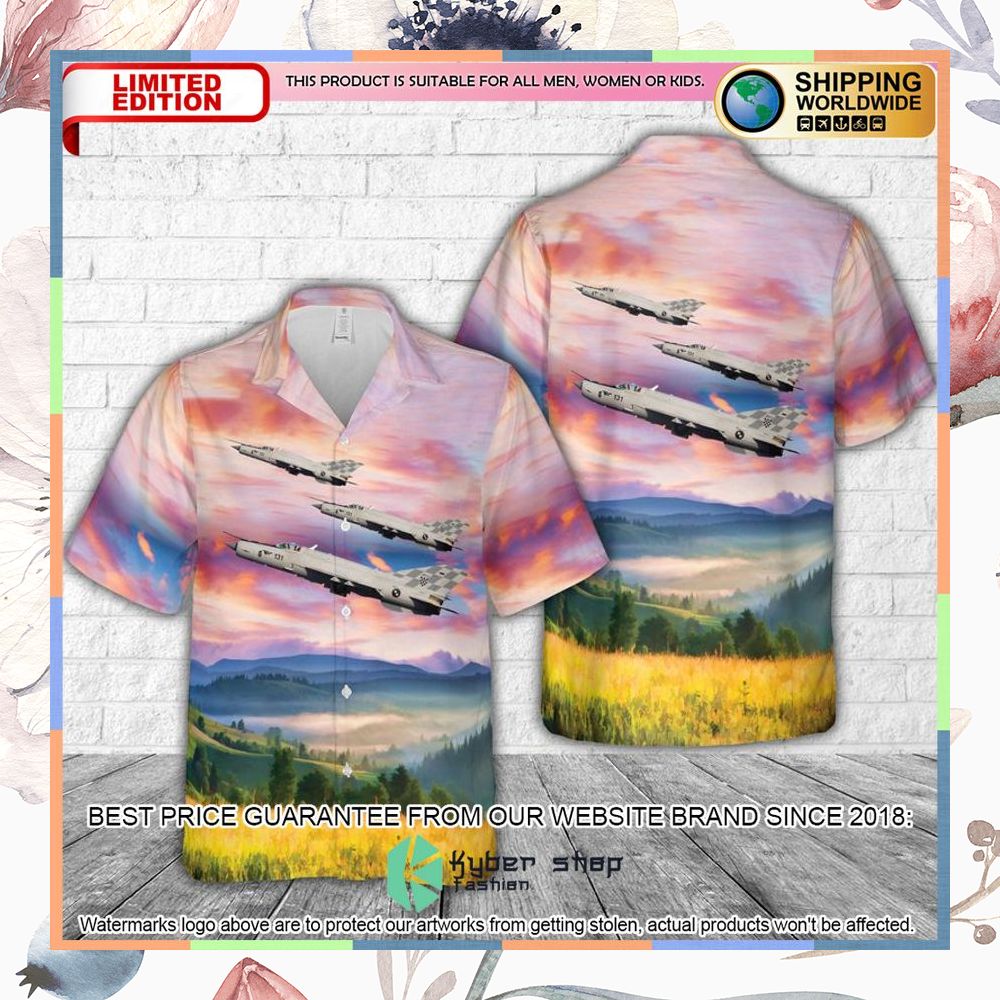 croatian air force mikoyan gurevich mig 21bis hawaiian shirt 1 924