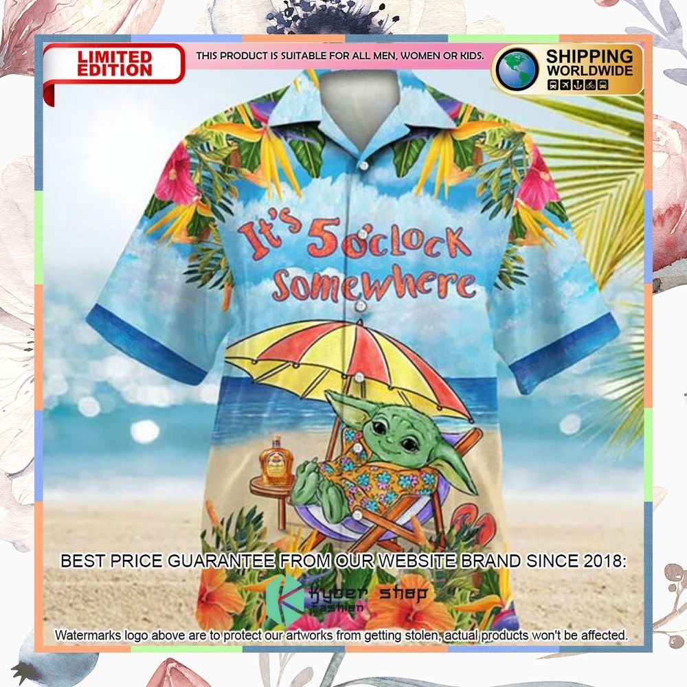 crown royal baby yoda hawaiian shirt 1 767
