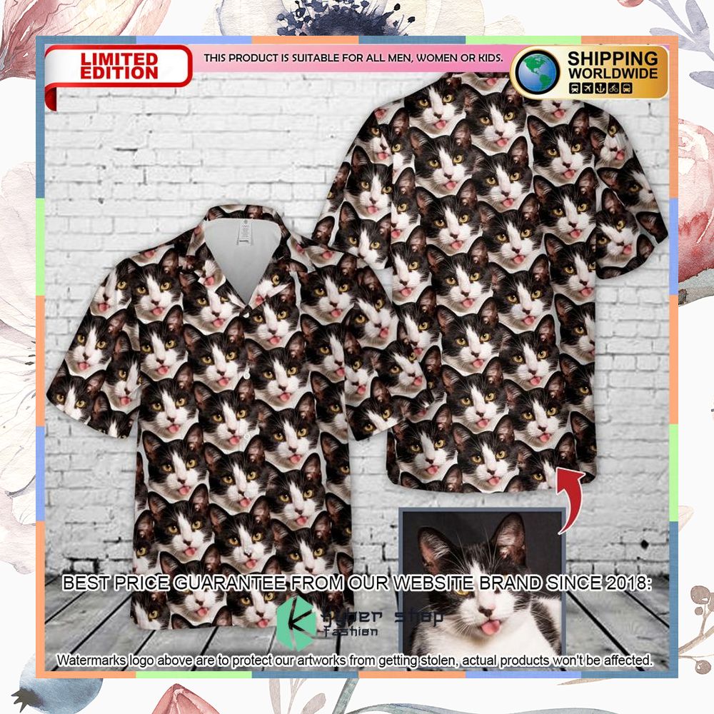 custom pet photo hawaiian shirt 1 317