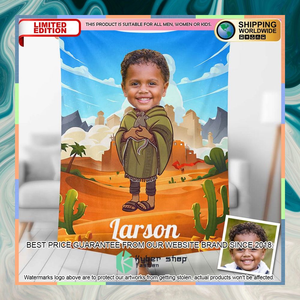 Custom Photo Bruno Blanket 3 custom photo bruno blanket 1 374