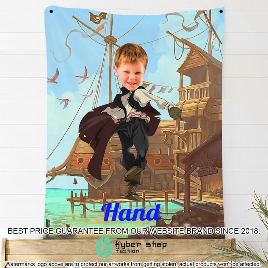 custom photo captain jake with cloak blanket 2 335