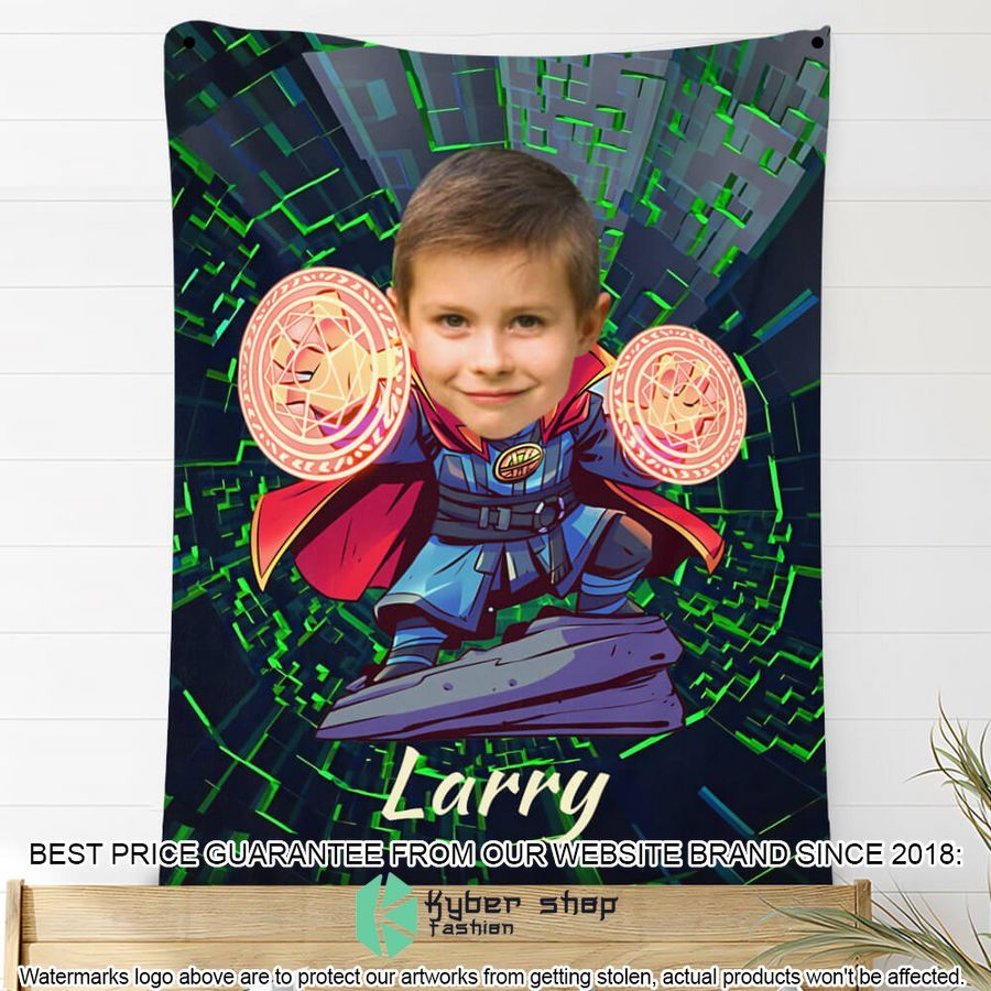 custom photo doctor strange on stone blanket 2 831
