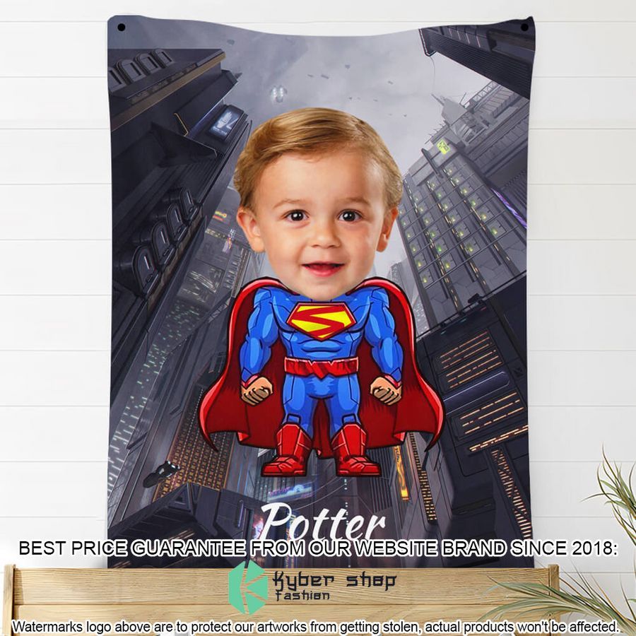 custom photo fighting super boy blanket 2 741