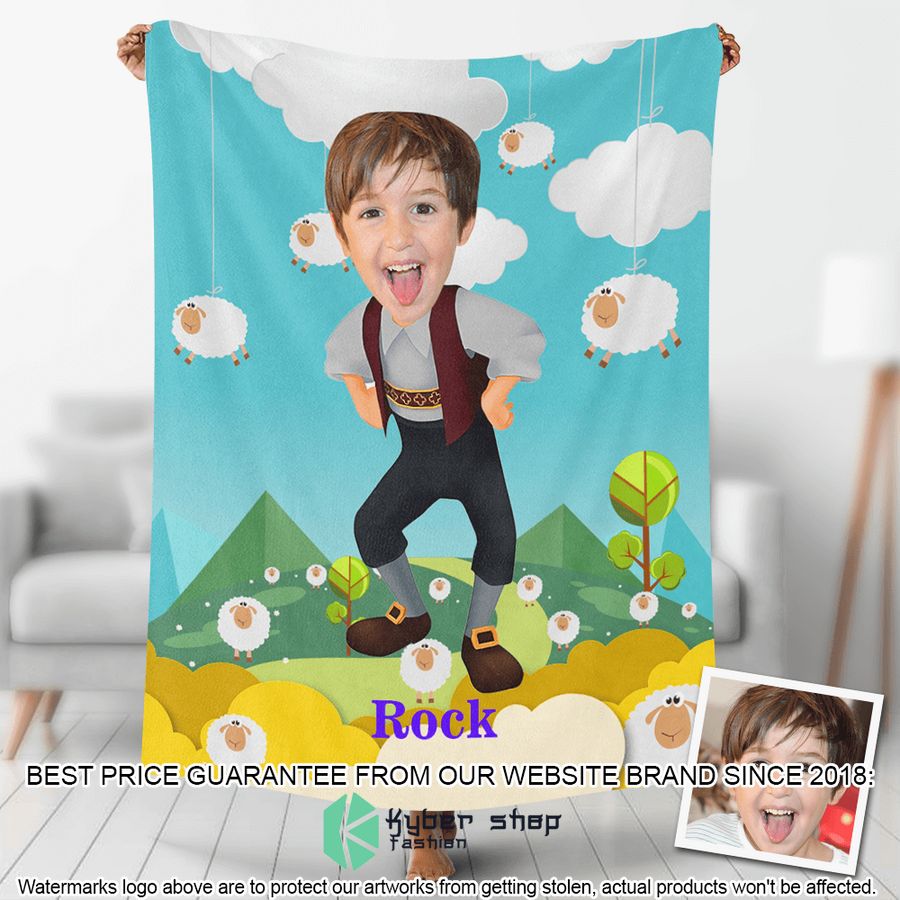custom photo geppetto blanket 1 396