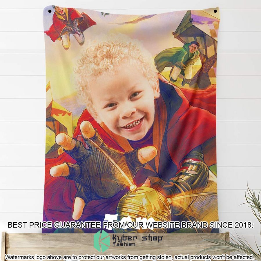 custom photo halloween sirius orion black blanket 2 713