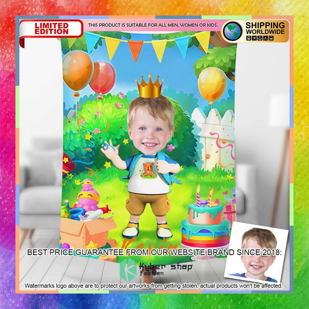 Custom Photo Happy Birthday Cocomelon Blanket 5 custom photo happy birthday cocomelon blanket 1 211