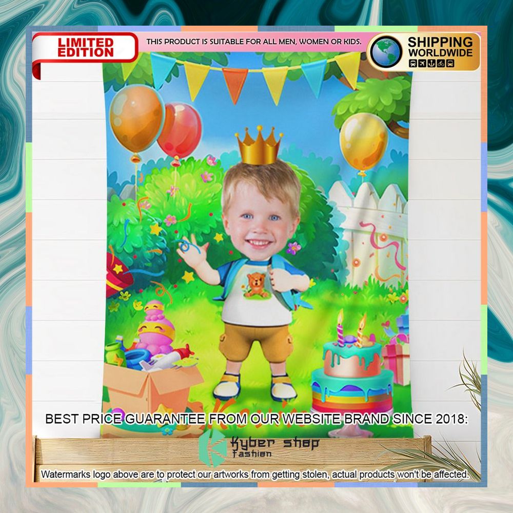 Custom Photo Happy Birthday Cocomelon Blanket 4 custom photo happy birthday cocomelon blanket 2 187
