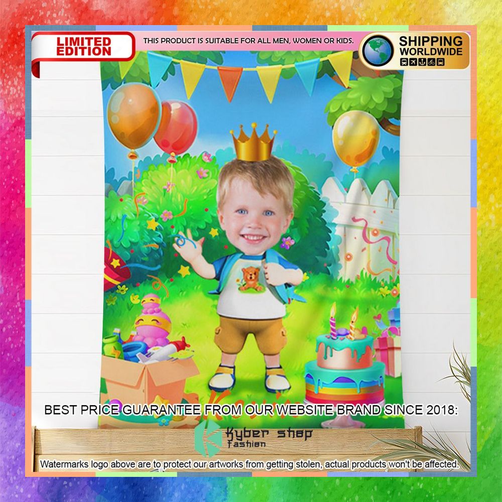 Custom Photo Happy Birthday Cocomelon Blanket 6 custom photo happy birthday cocomelon blanket 2 593