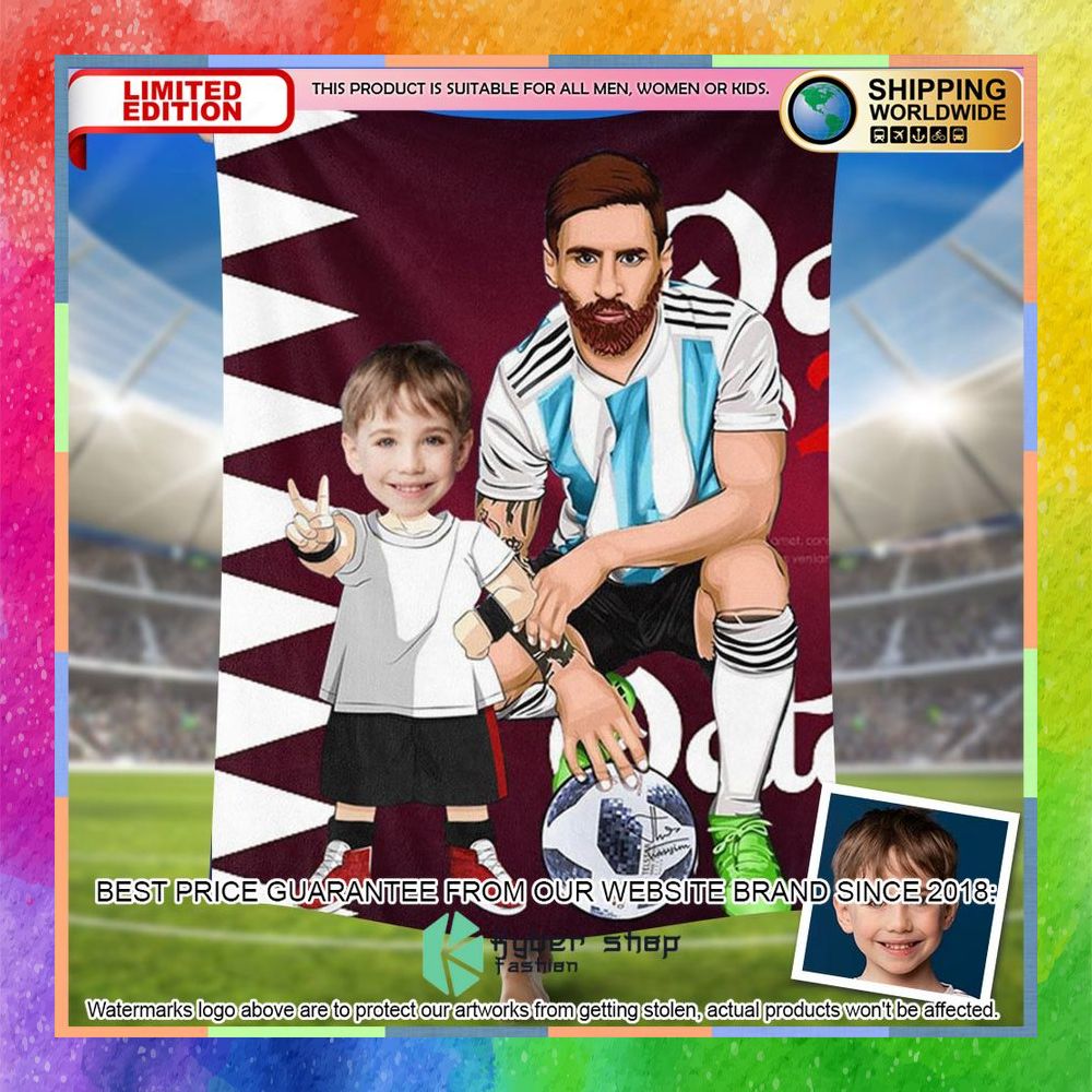Custom Photo Messi Argentina FIFA Blanket 5 custom photo messi argentina fifa blanket 1 982