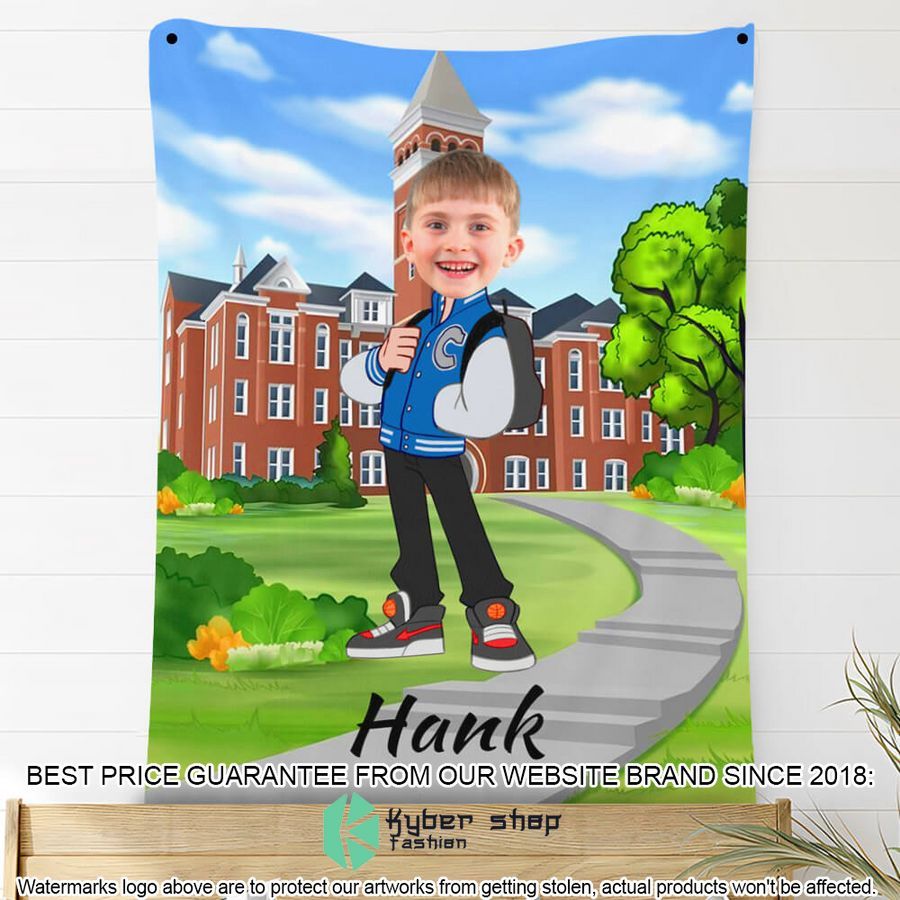 custom photo play baseball jacket boy blanket 2 727