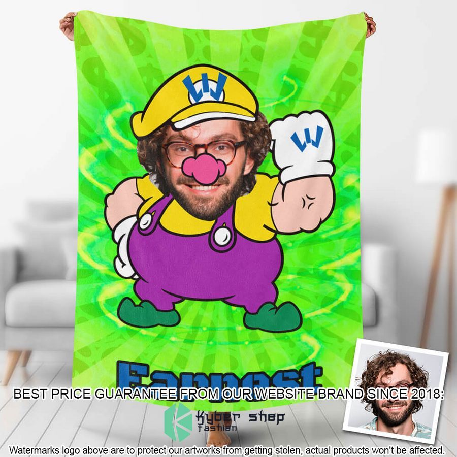 custom photo wario blanket 2 163