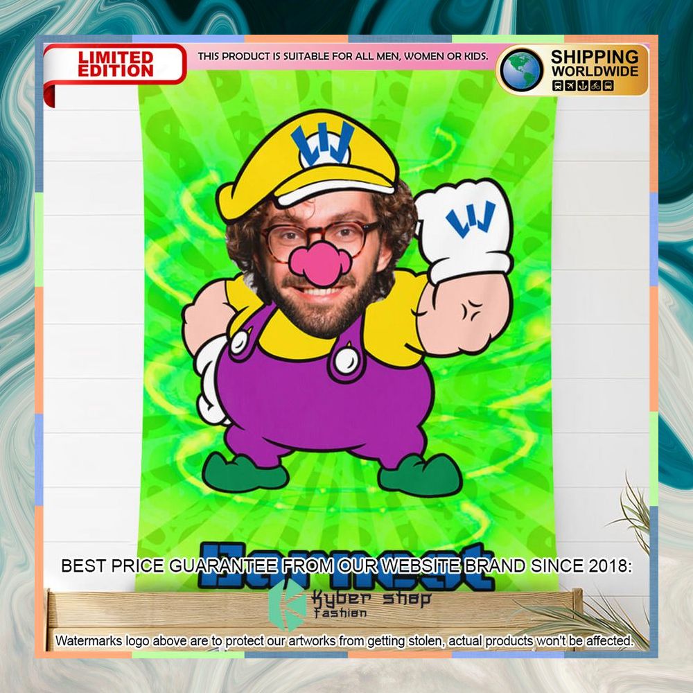 Custom Photo Wario Blanket 8 custom photo wario blanket 4 434