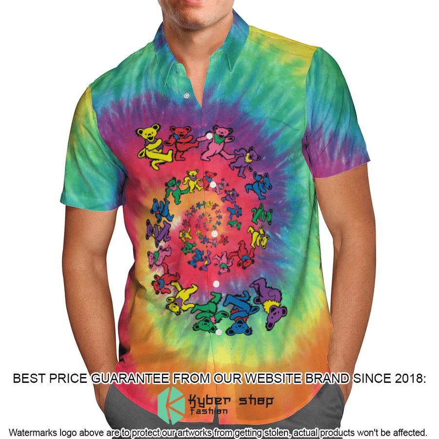 dancing bears colorful hawaiian shirt 2 503