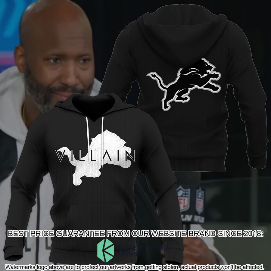 detroit lions villain black hoodie 1 97
