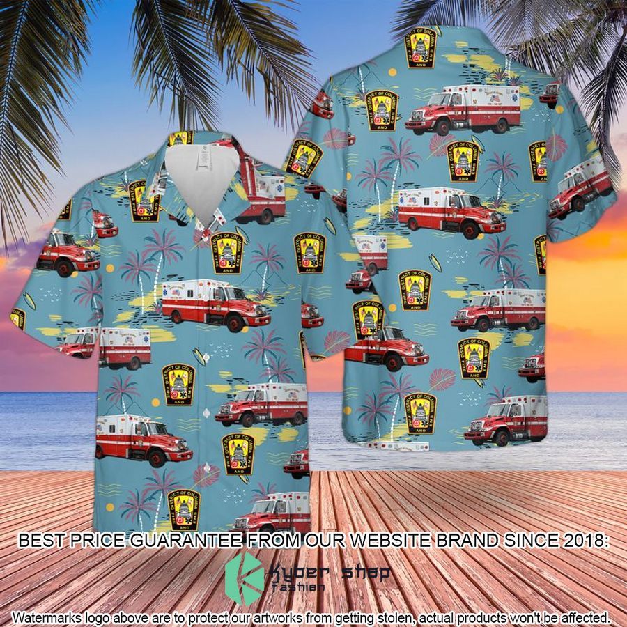 district of columbia fire and ems hawaiian shirt 1 462