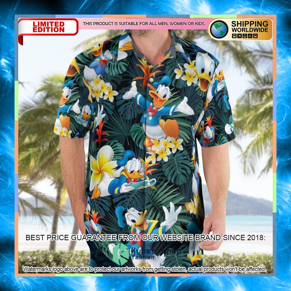 Donald Duck Summer Beaches Hawaiian Shirt 8 donald duck summer beaches hawaiian shirt 4 735