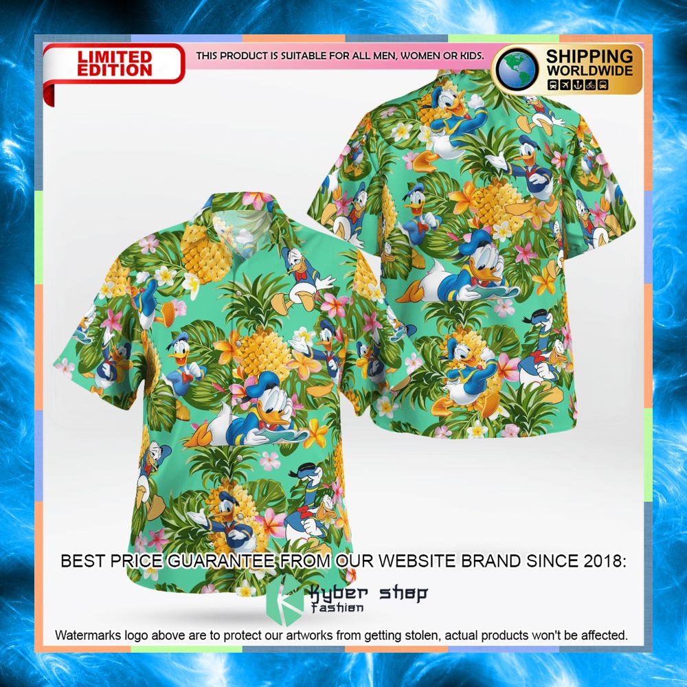 Donald Duck Summer Pineaple Beaches Hawaiian Shirt 5 donald duck summer pineaple beaches hawaiian shirt 1 400