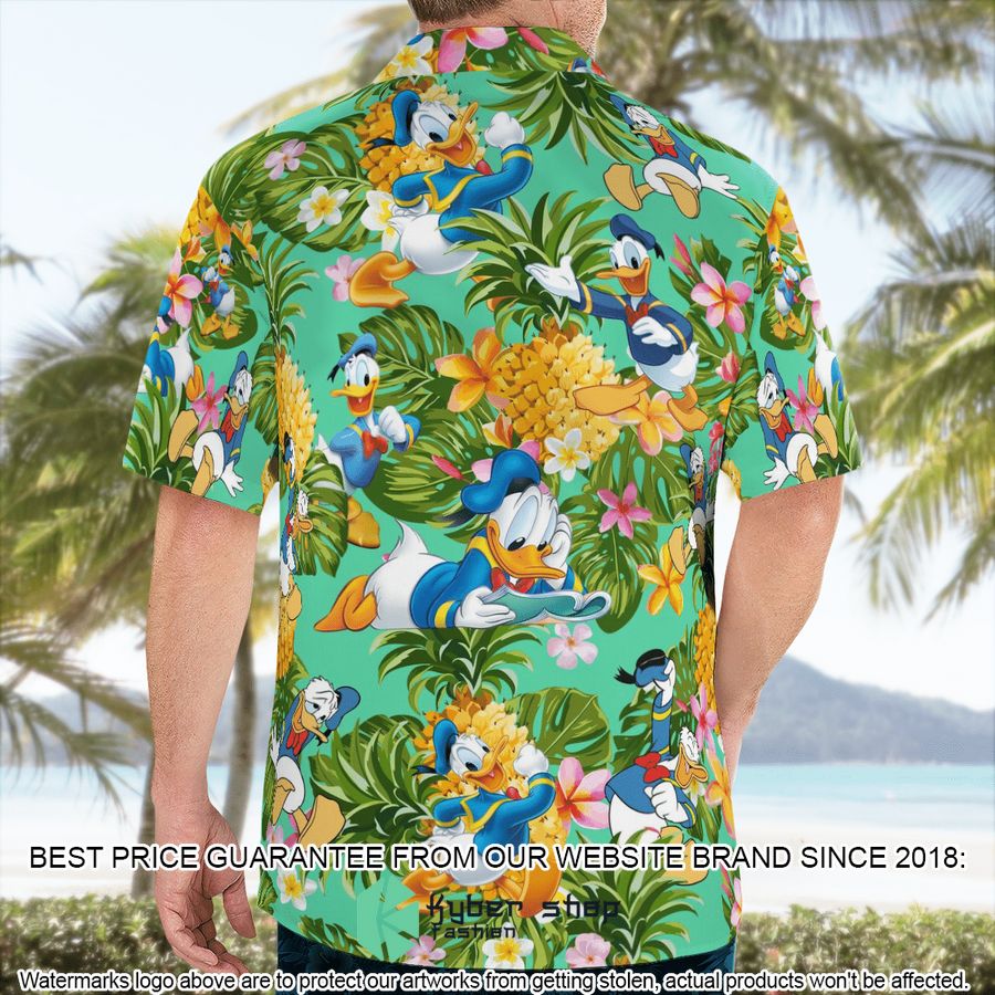 donald duck summer pineaple beaches hawaiian shirt 2 651