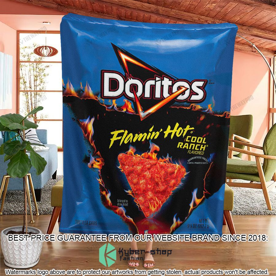 doritos flamin hot cool ranch soft blanket 2 885