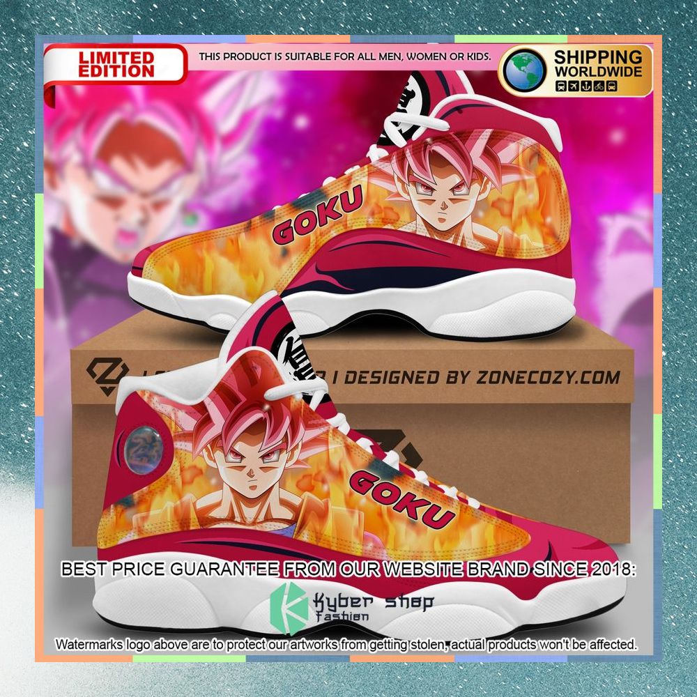 Dragon Ball Son GoKu Super Saiyan gold Air Jordan 13 Shoes 3 dragon ball son goku super saiyan gold air jordan 13 shoes 1 290