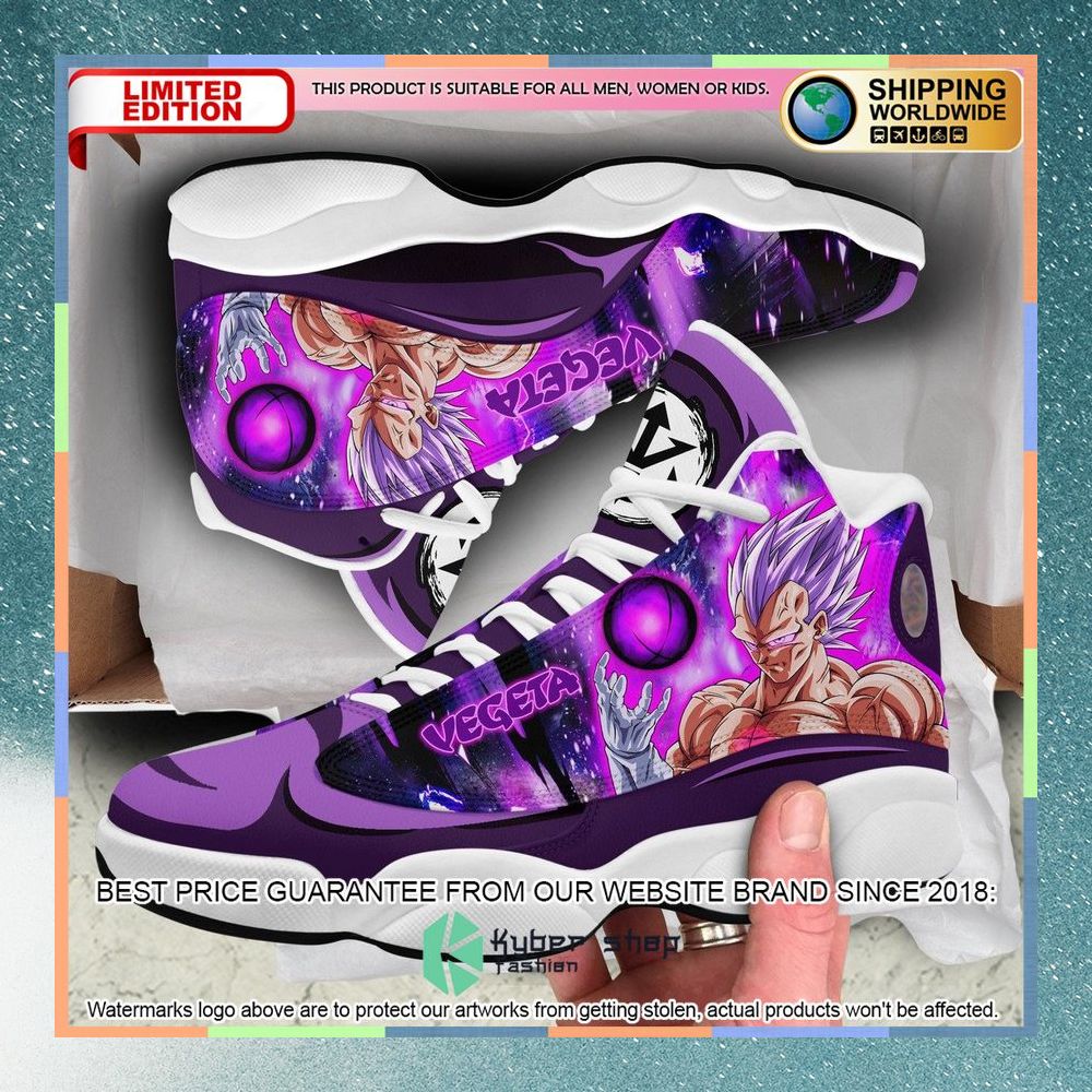 Dragon Ball Vegeta purple Air Jordan 13 Shoes 4 dragon ball vegeta purple air jordan 13 shoes 2 751
