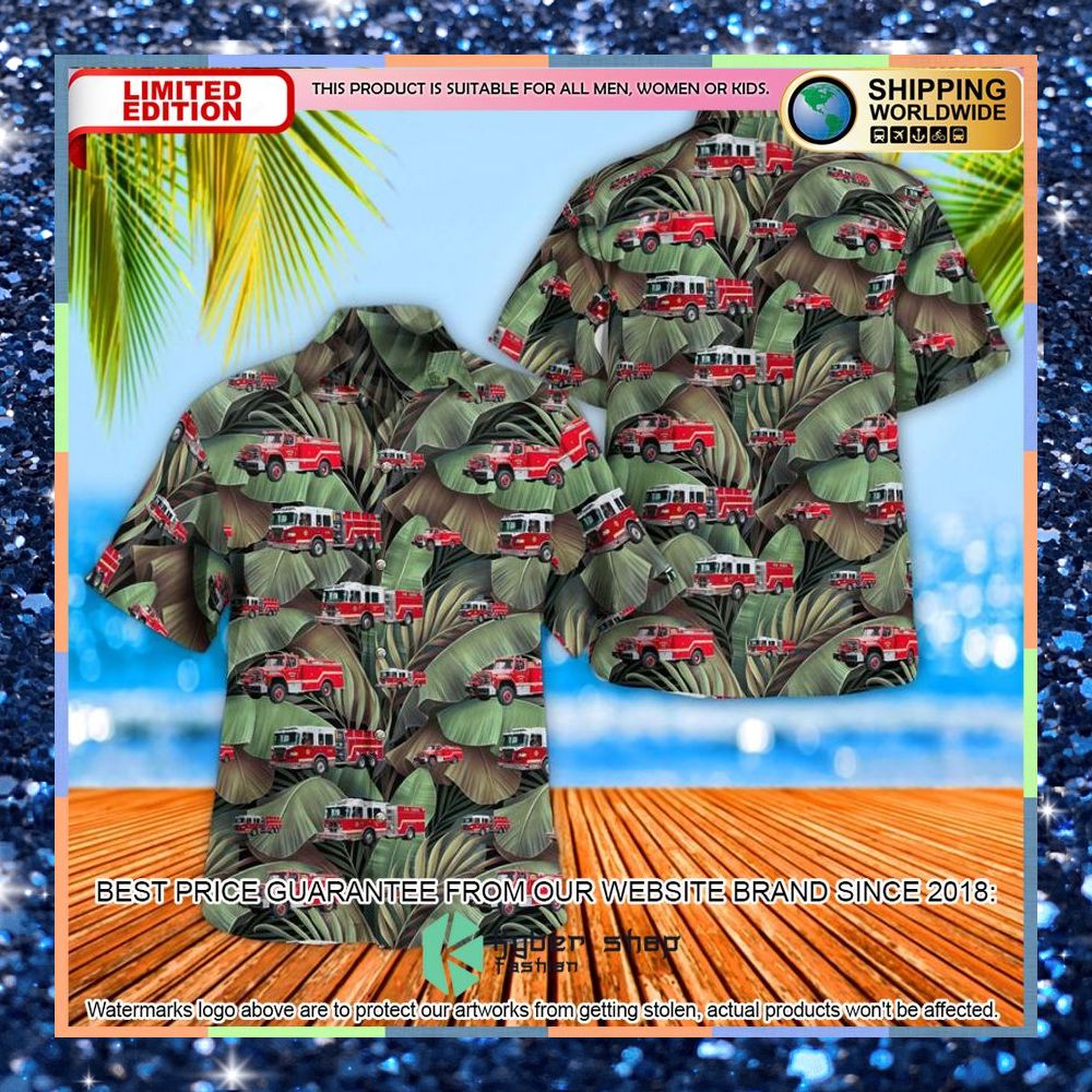 ellington tolland county connecticut crystal lake fire department hawaiian shirt 1 346