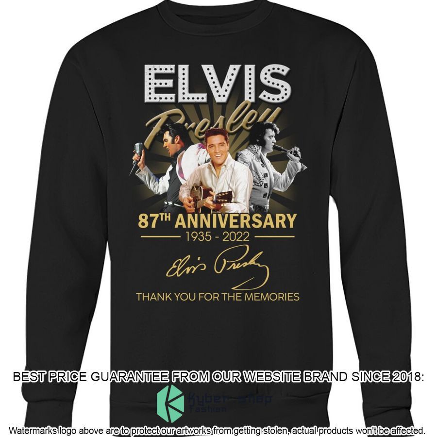 Elvis Presley 87th Anniversary Thank You For The Memories Shirt, Hoodie 3 elvis presley 87th anniversary thank you for the memories shirt hoodie 3 223