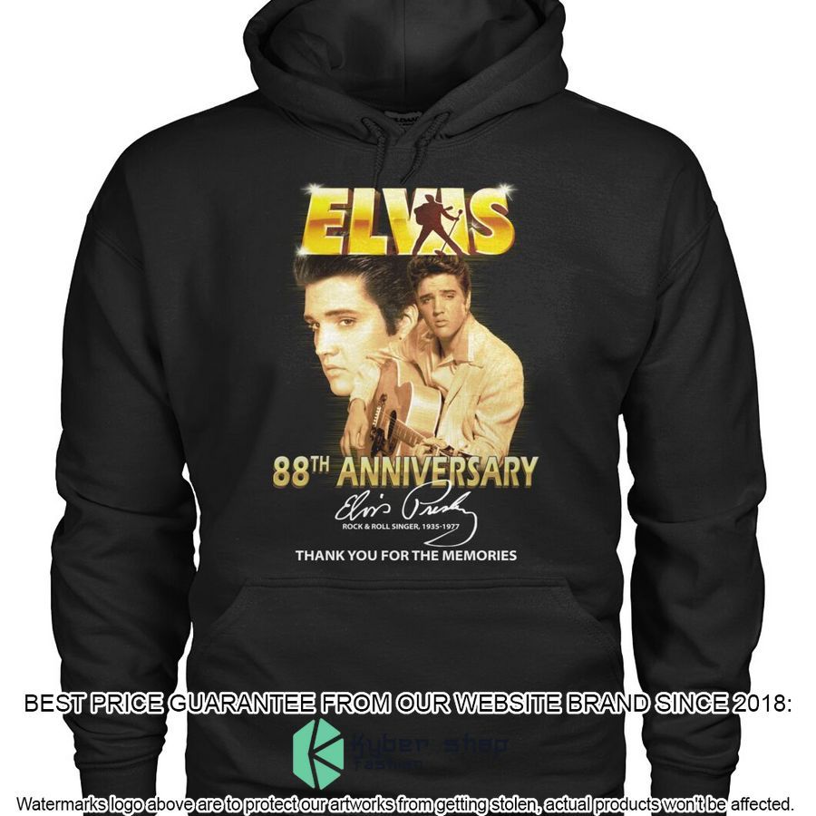 Elvis Presley 88th Anniversary Thank You For The Memories Shirt, Hoodie 5 elvis presley 88th anniversary thank you for the memories shirt hoodie 5 135