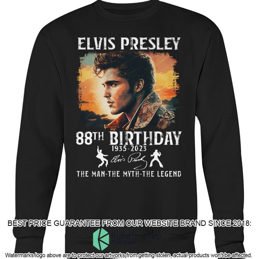 Elvis Presley 88th Birthday The Man The Myth The Legend Shirt, Hoodie 5 elvis presley 88th birthday the man the myth the legend shirt hoodie 5 544