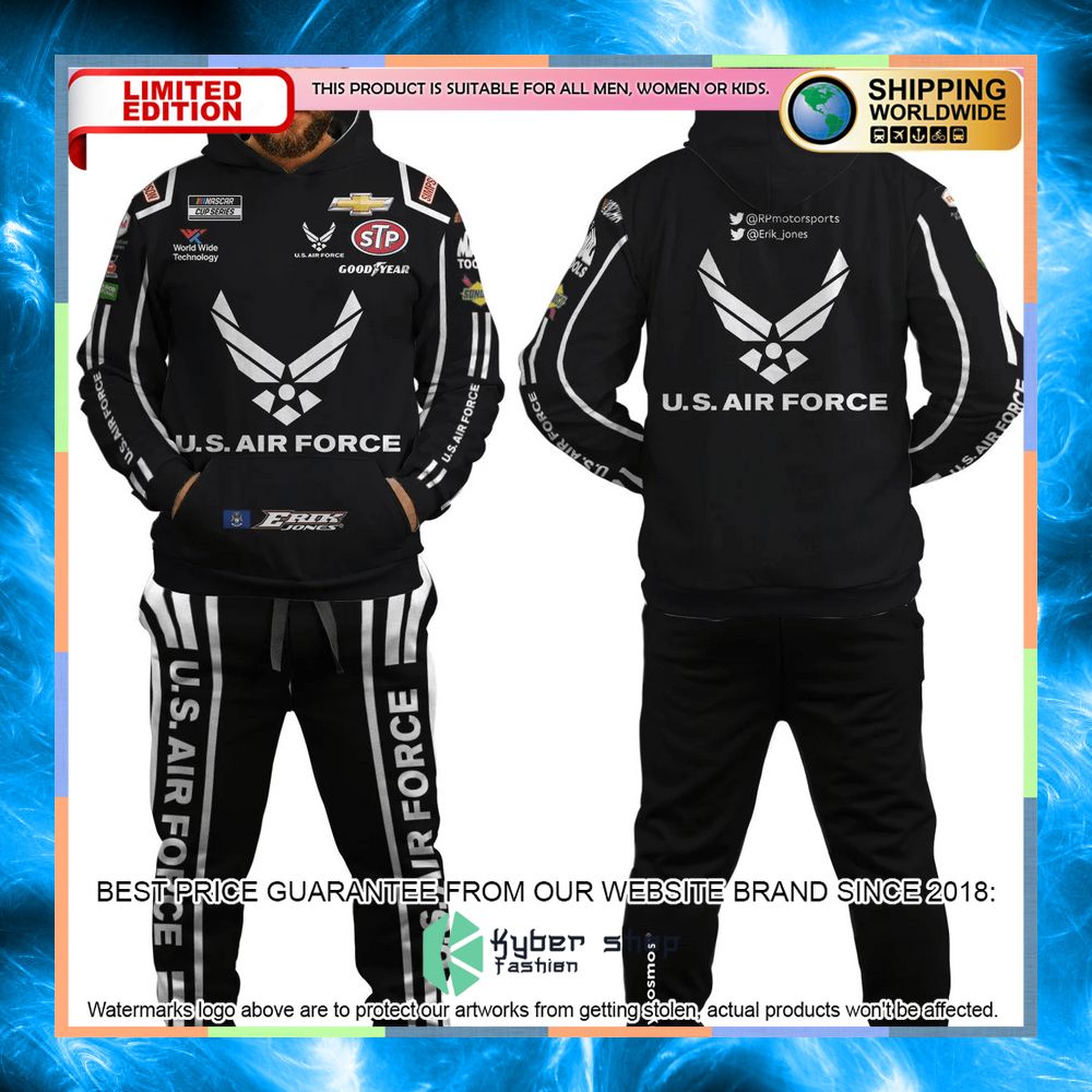 Erik Jones Nascar 2022 Us Air Force Hoodie, Sweatpant 6 erik jones nascar 2022 us air force hoodie sweatpant 1 468