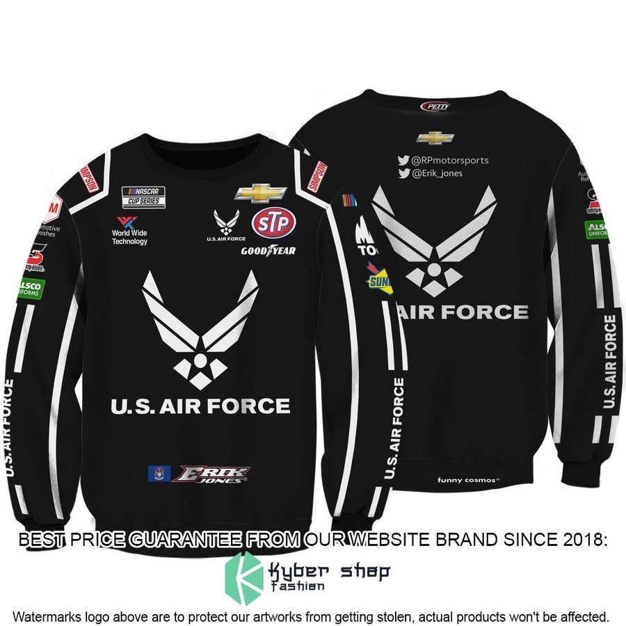 Erik Jones Nascar 2022 Us Air Force Hoodie, Sweatpant 5 erik jones nascar 2022 us air force hoodie sweatpant 5 224