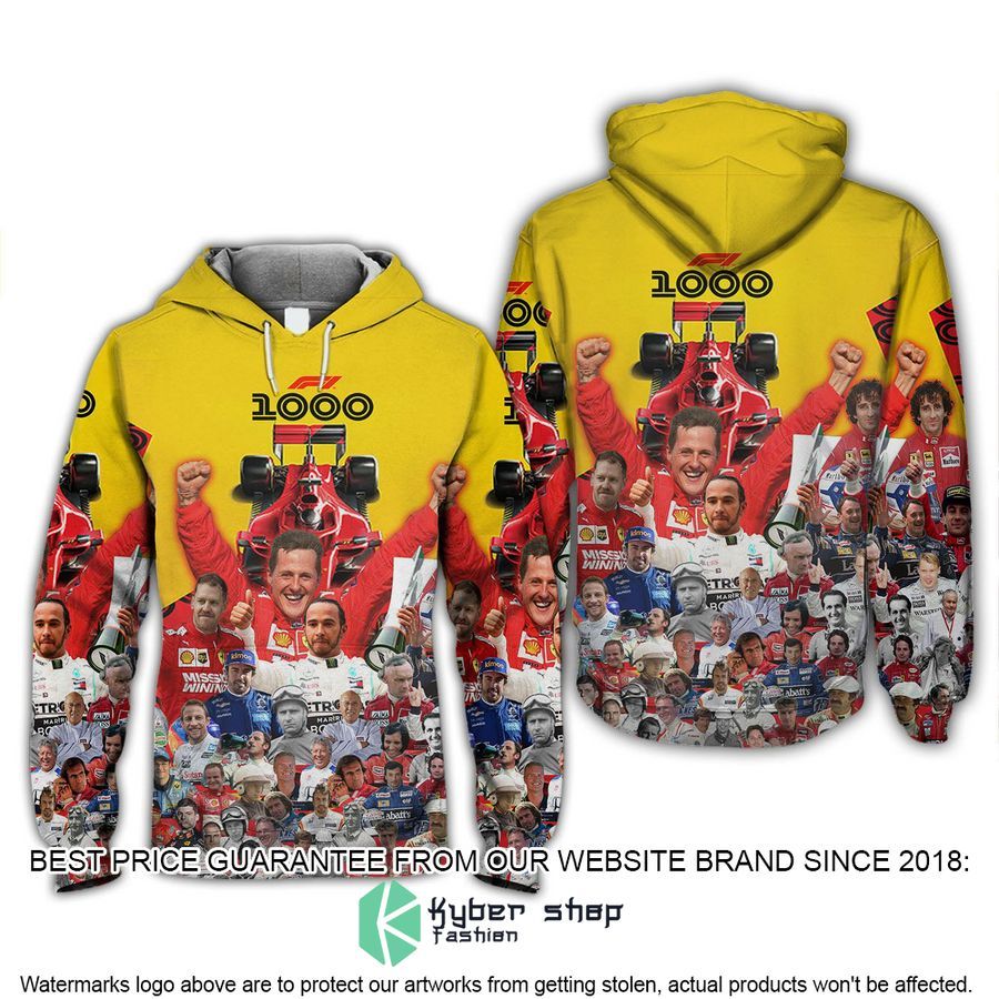 formula one grand prix happy 1000th race hoodie long pants 1 599