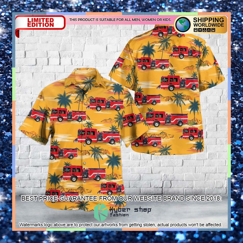fort ann new york fort ann volunteer fire co hawaiian shirt 1 451