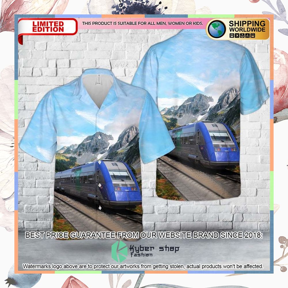 france sncf class x 72500 diesel multiple unit train blue hawaiian shirt 1 892
