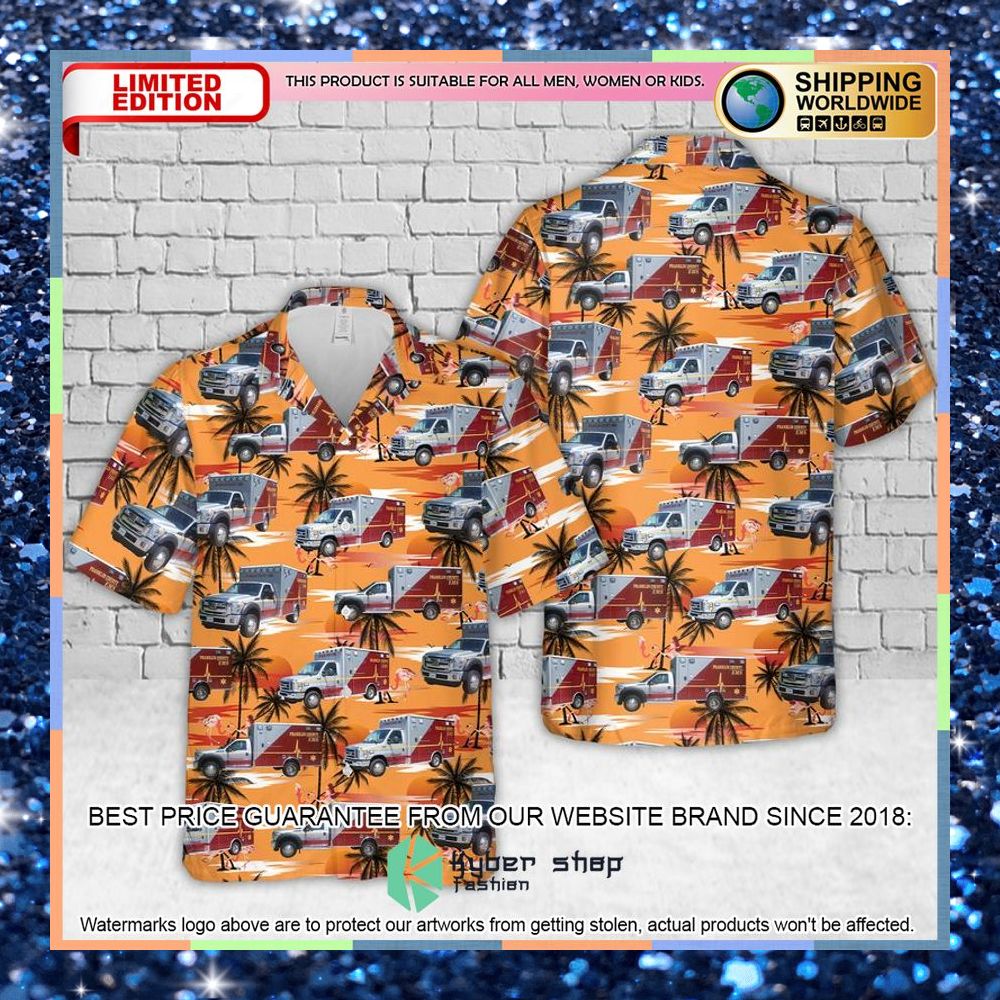 franklin county ems hawaiian shirt 1 252