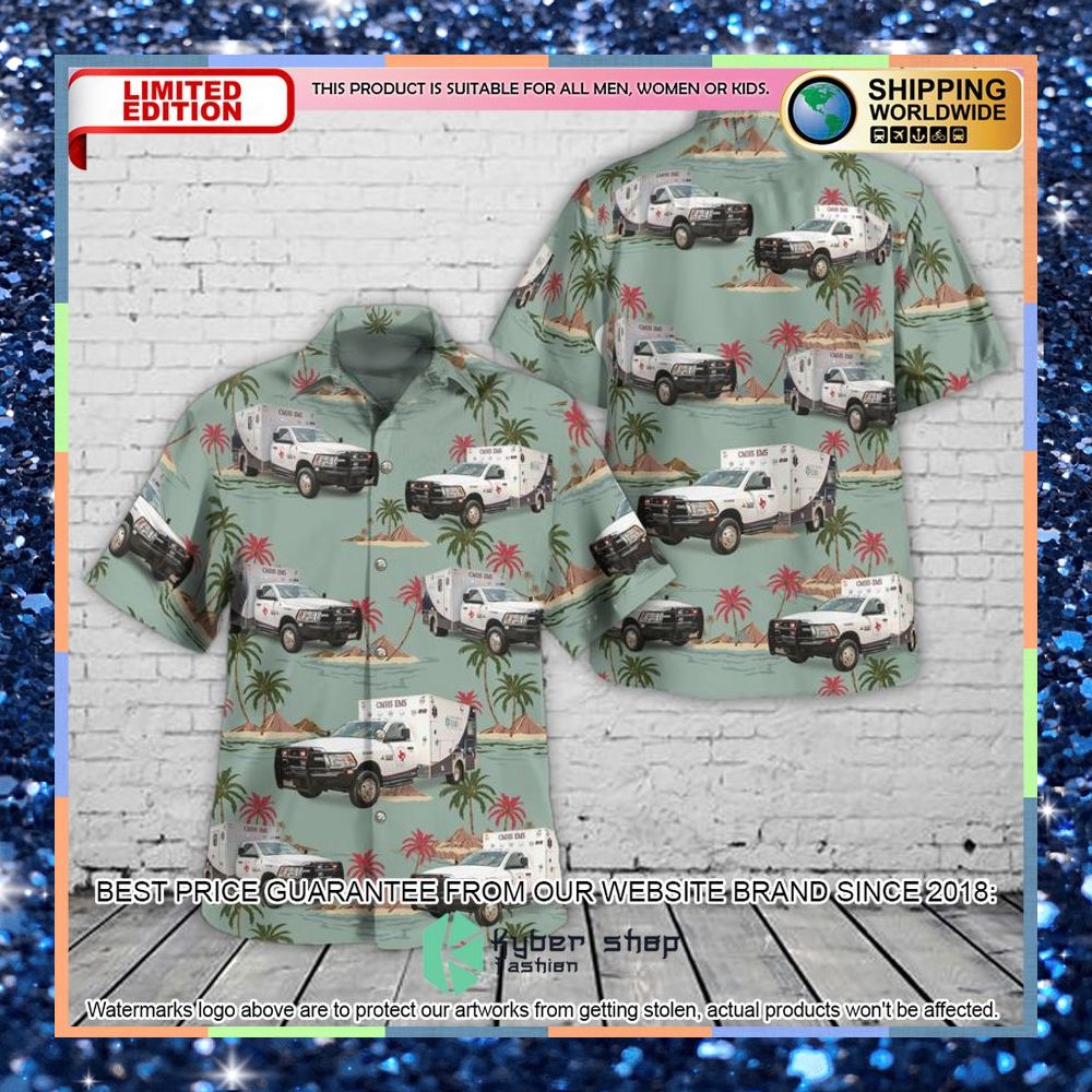 gatesville texas coryell memorial healthcare system ems hawaiian shirt 1 316
