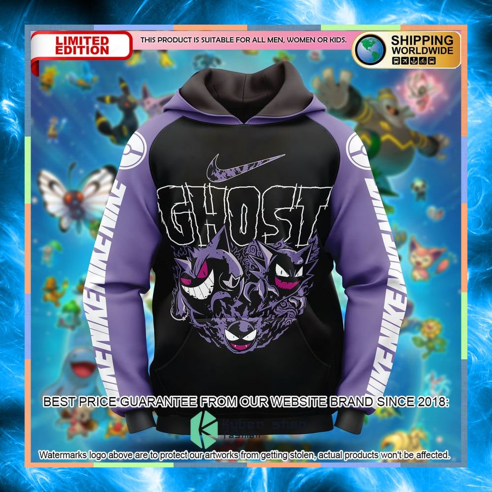 gengar pokemon nike ghost hoodie 1 727