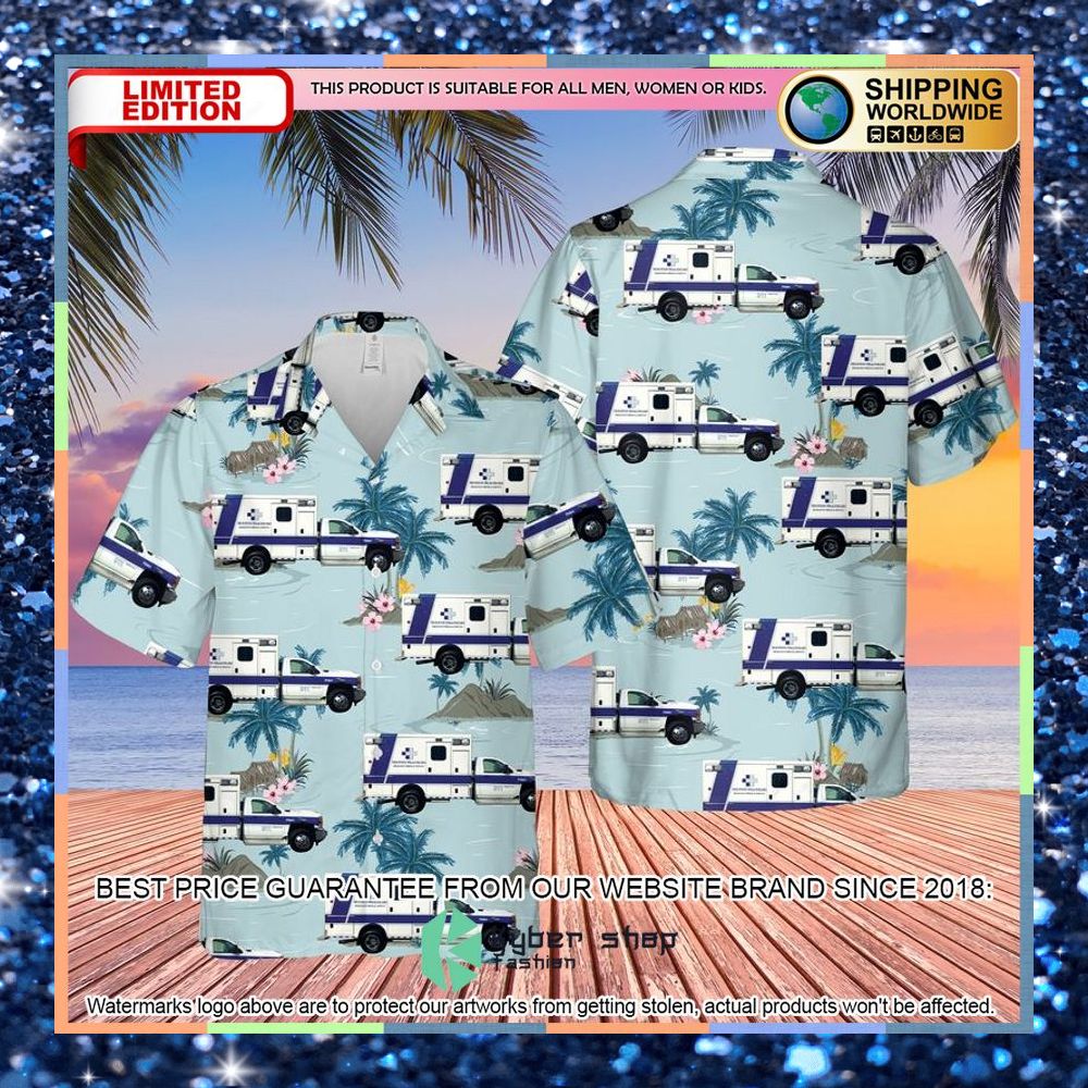 georgia houston healthcare ems hawaiian shirt 1 808