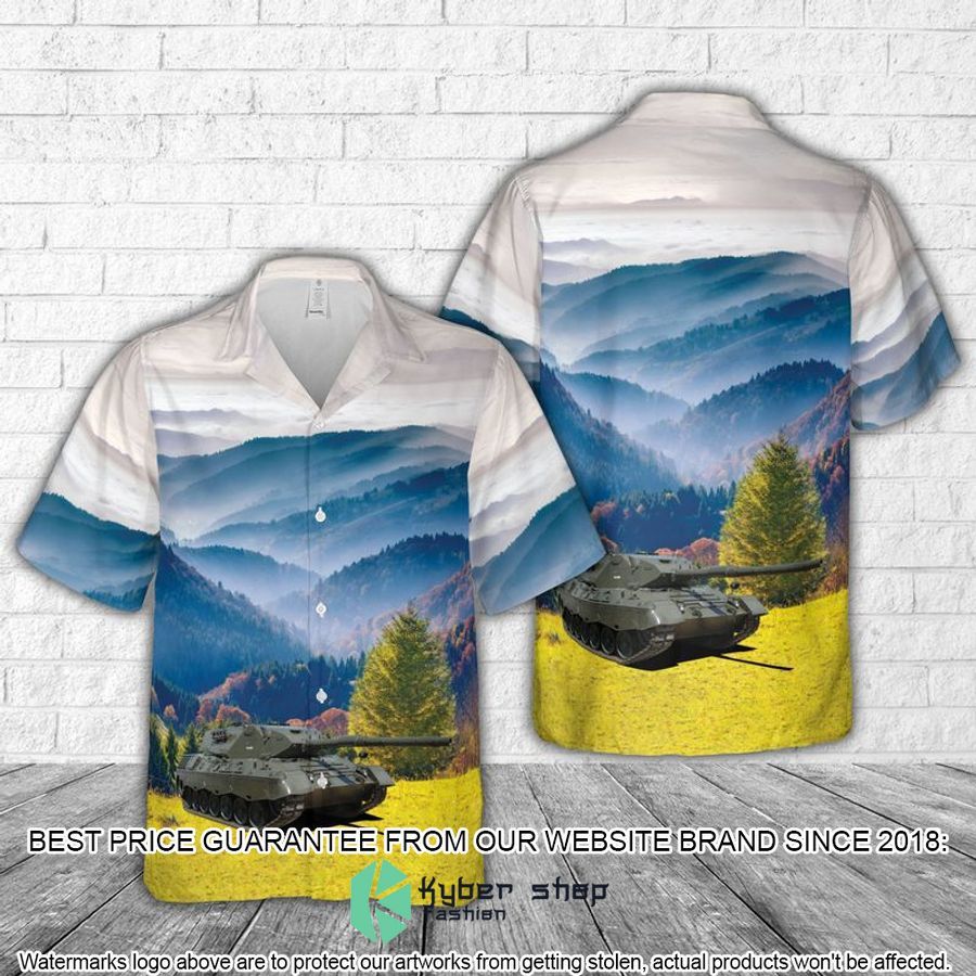 german army leopard 1a4 tank hawaiian shirt 1 90