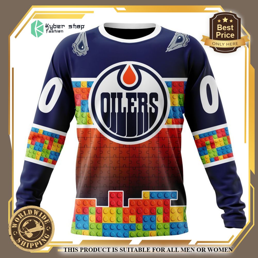 Personalized Edmonton Oilers Autism Awareness Shirt, Hoodie 6 personalized edmonton oilers autism awareness shirt hoodie 6