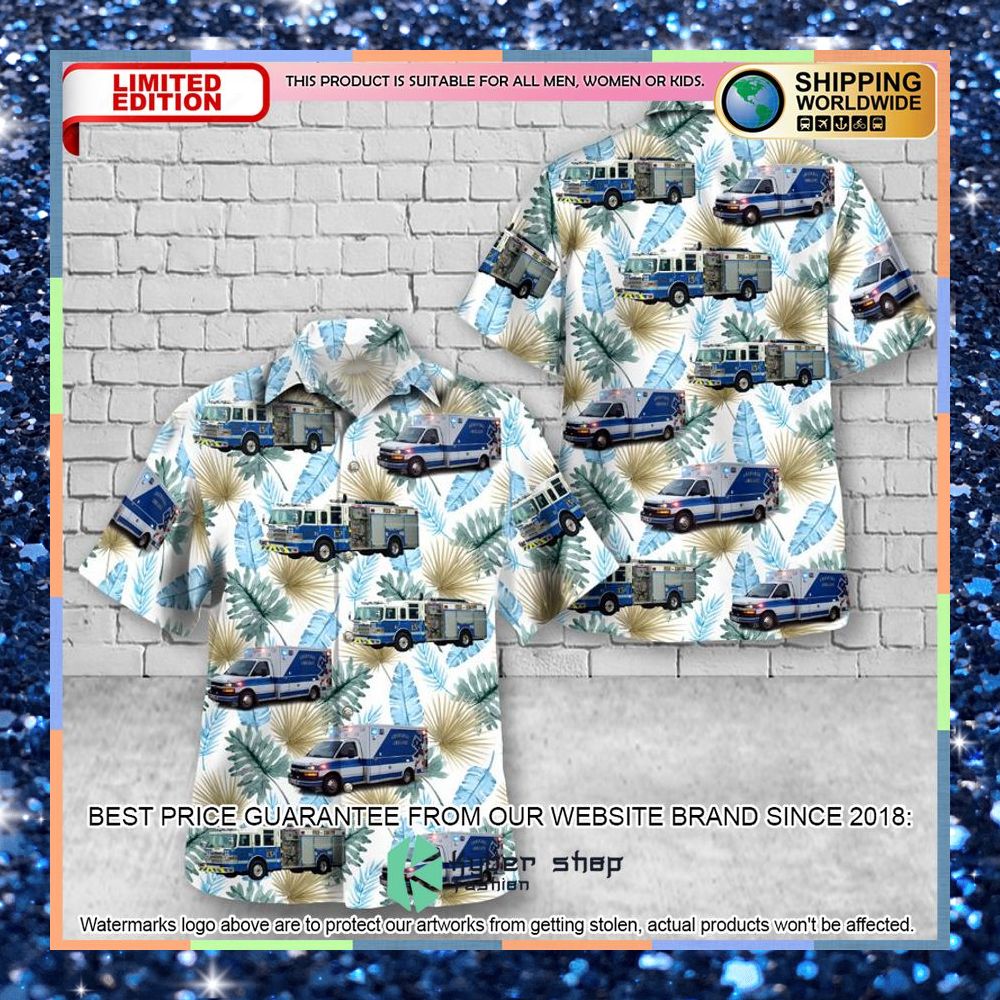 granville fire and ems hawaiian shirt 1 957