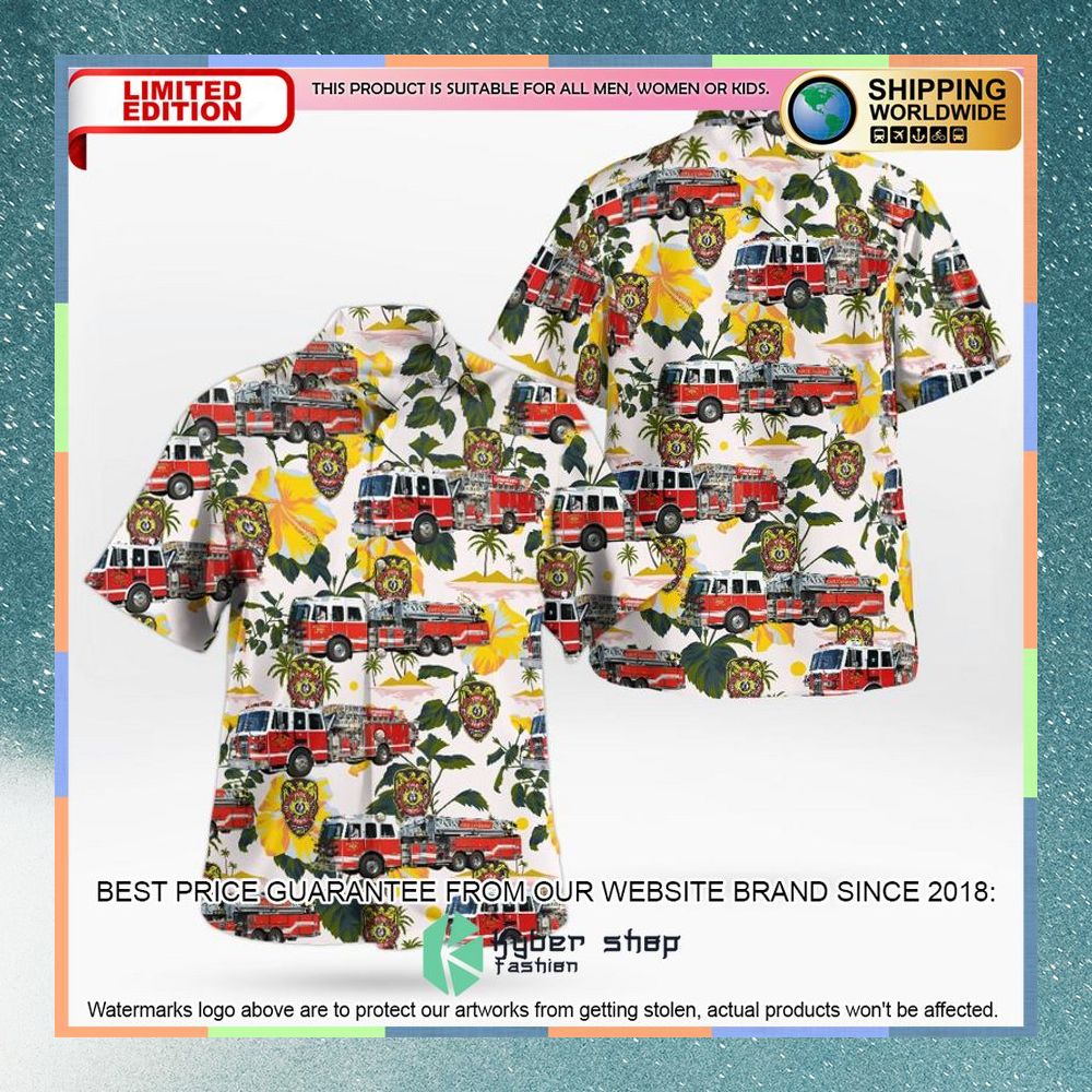 greensboro fire department ladder hawaiian shirt 1 377