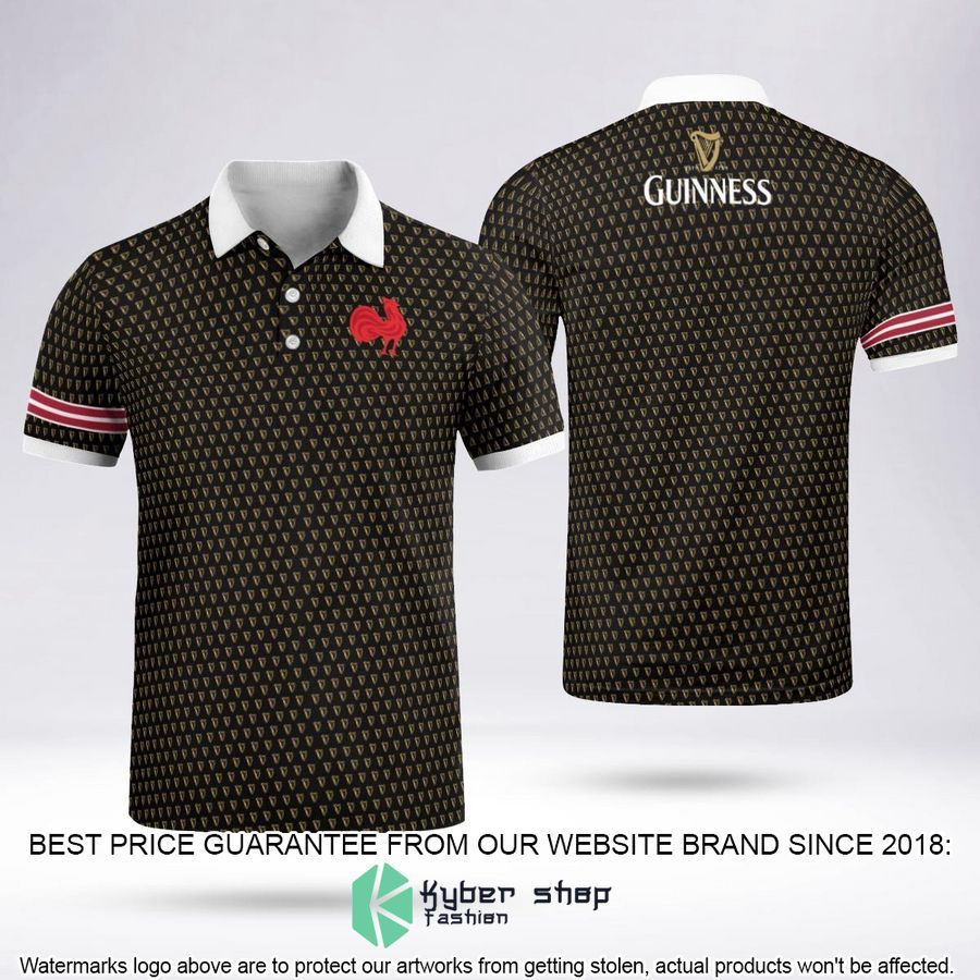 Guinnes France Rugby Team Polo Shirt 6 guinnes france rugby team polo shirt 6 547