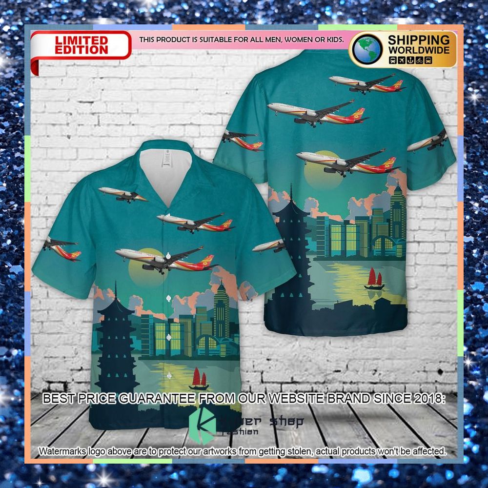 hainan airlines airbus a330 300 hawaiian shirt 1 198