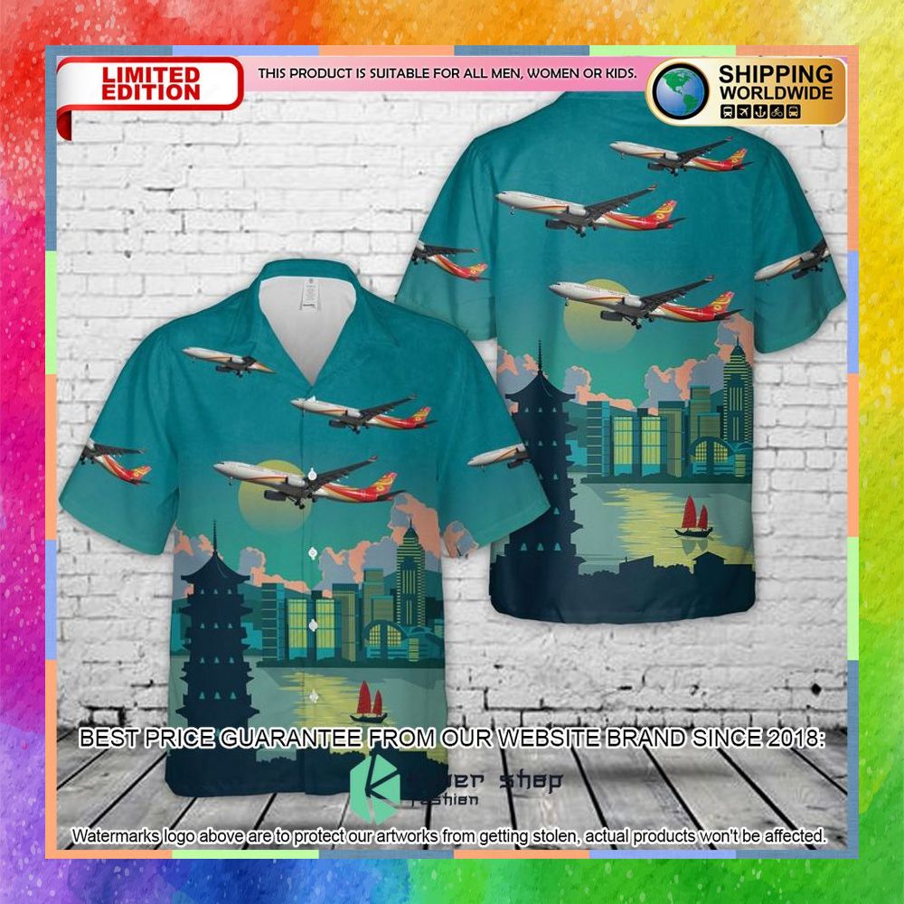 Hainan Airlines AIRBUS A330 300 Hawaiian Shirt 3 hainan airlines airbus a330 300 hawaiian shirt 1 231