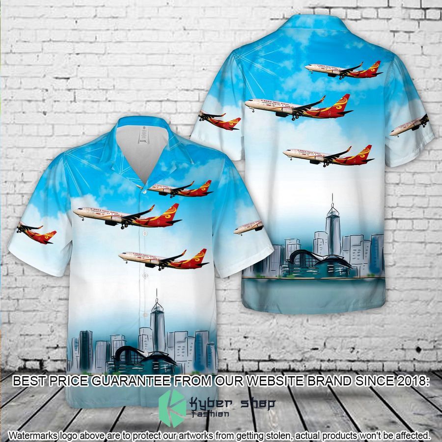hainan airlines boeing 737 800 hawaiian shirt 1 957